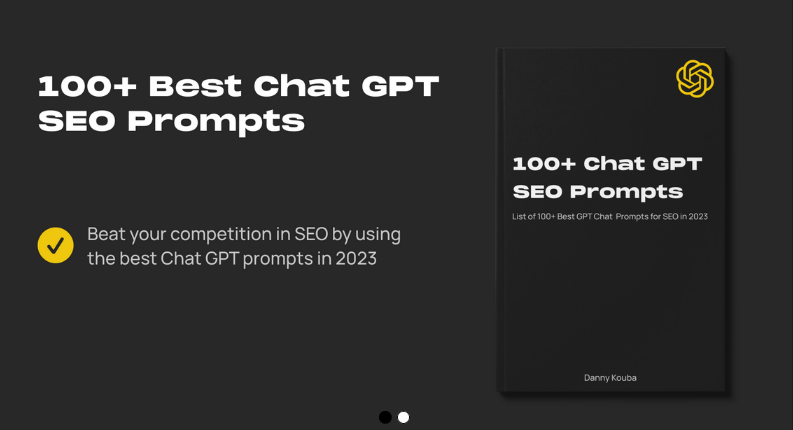 [Danny Kouba] 100+ лучших подсказок ChatGPT для SEO в 2023 году (2023)