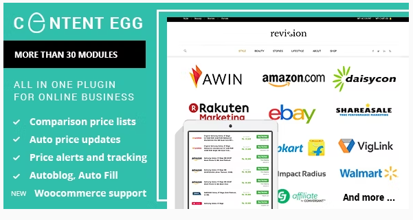 [Codecanyon] Content Egg v10.1.0 - полезный плагин для бизнес сайтов WordPress (2022)