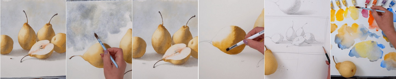 [Елена Базанова] [lectoroom] Груши акварелью (2024)
