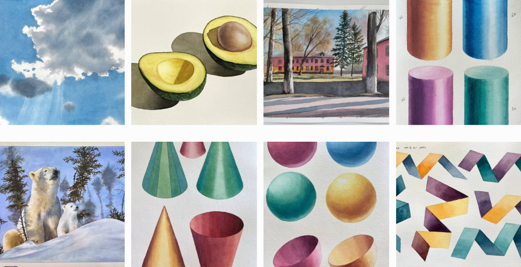 [Татьяна Ширбидова] [Watermedia] Базы акварели Ступень 2. Акварельные техники (2023)