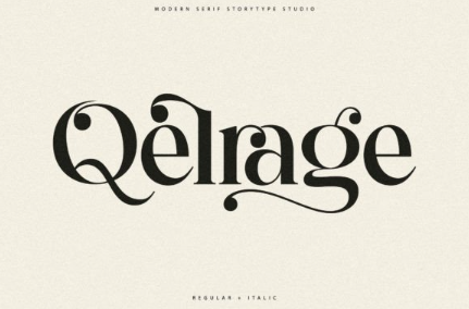 [Creativefabrica] Qelrage Font (2022)