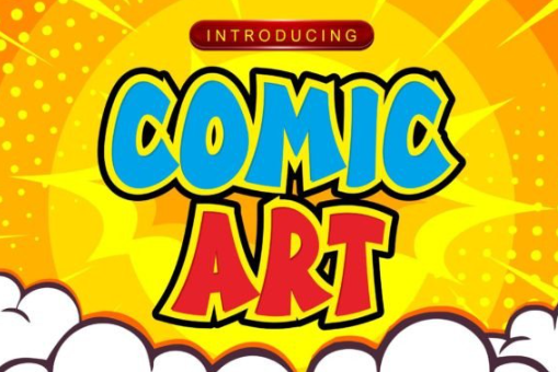 [Creativefabrica] Comic Art Font (2022)