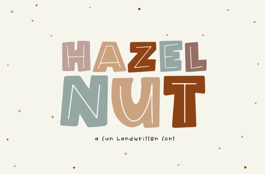 [Fontbundles] Hazelnut - A Fun Handwritten Font (2022)