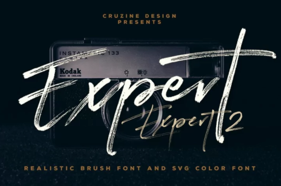 [Fontbundles] Expert Brush & SVG Font (2022)