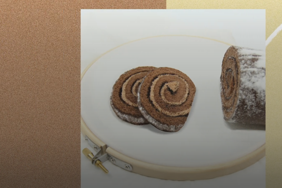 [Domestika] Youmeng Liu ― 3D-вышивка с использованием техники перфорирования иглой (2024)