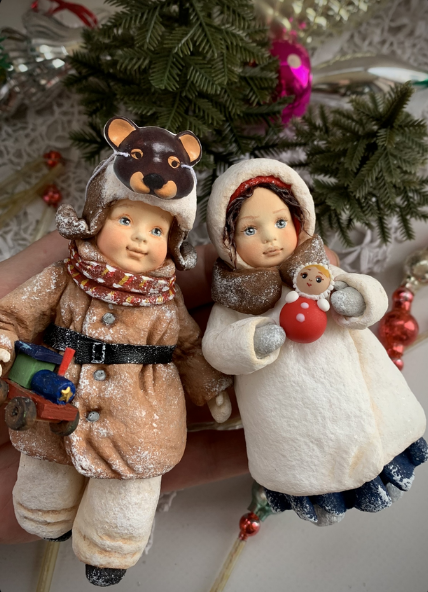 [Анна Ульянова] Ватная игрушка из коллекции Ребята СССР (2023)