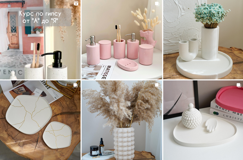 [Ксения Логинова] [agoradecor.ru] Курс по стильным изделиям из гипса от «А» до «Я» (2023)