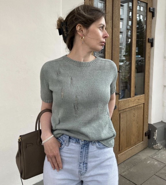 [Наталья Жданова] [street.hats.repeat] Футболка Рвань (2023)