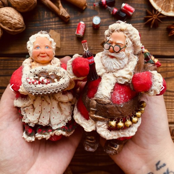 [maika_polosataya] Санта Клаус. Уникальный образ из иллюстраций. Mr. and ms. Claus (2022)