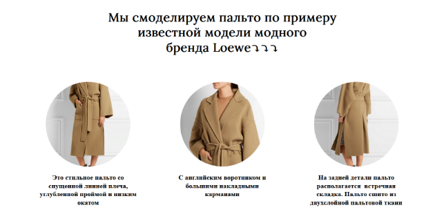 [Альбина Скрипка] [Шитье] Моделирование и технология обработки пальто Loewe (2022)