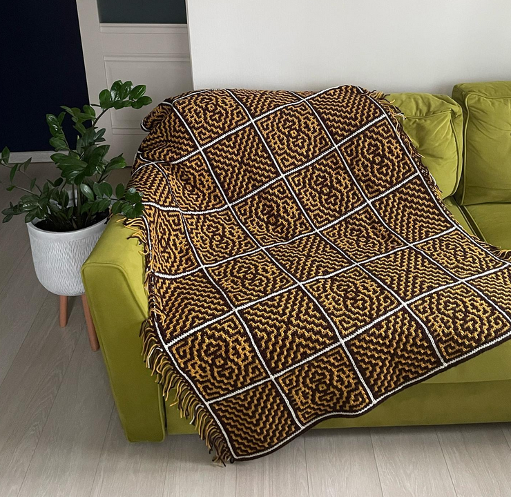 [Юлия Гендина] [poufpeople] [Вязание] Курс Мозаичный пэчворк (2022)