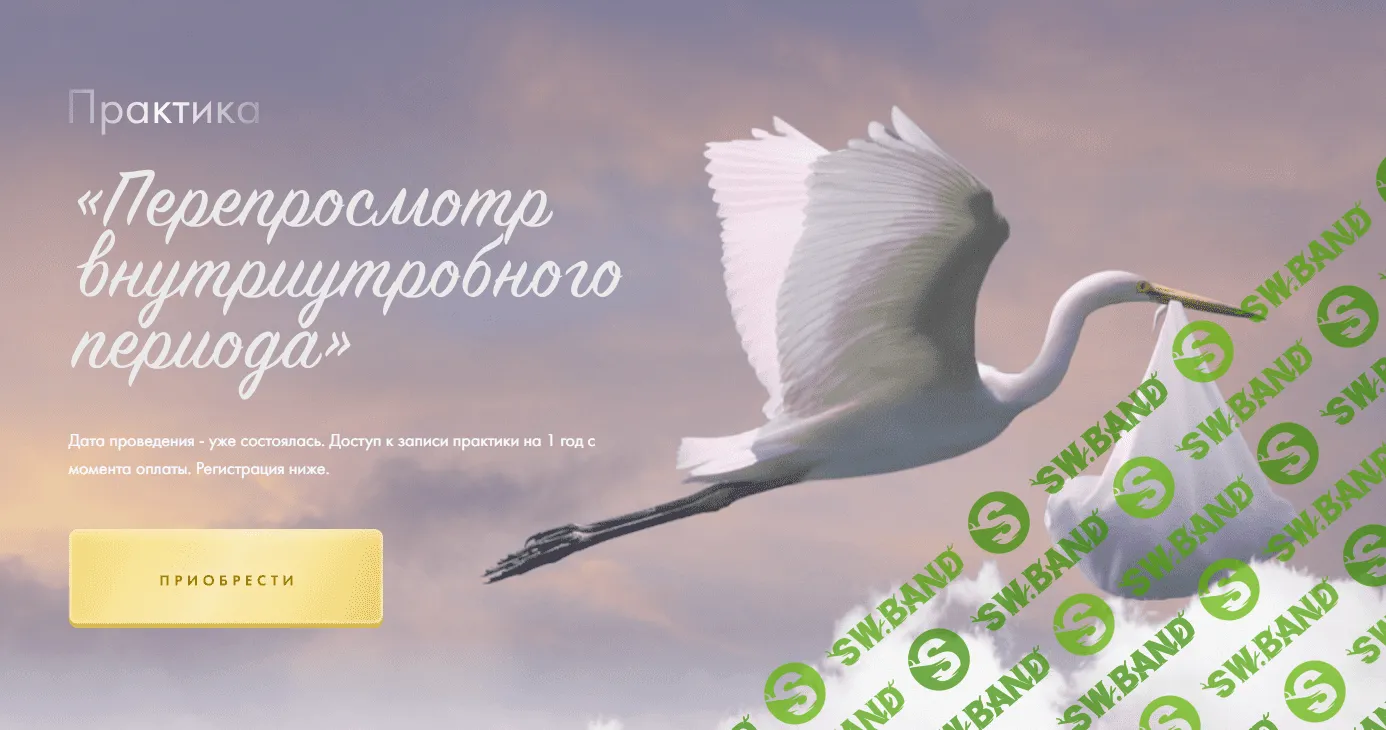 [Юлия Ивлиева] Практика «Перепросмотр Внутриутробного периода» (2023)