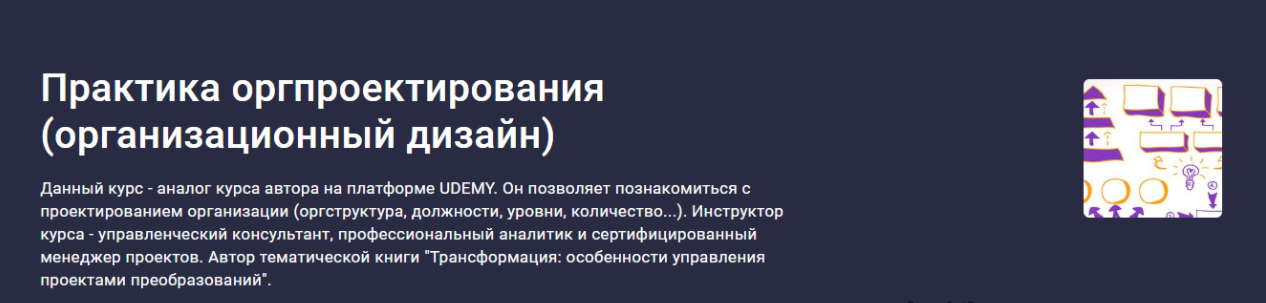 [Stepik] [Никита Сергеев] Практика оргпроектирования (организационный дизайн) (2024)