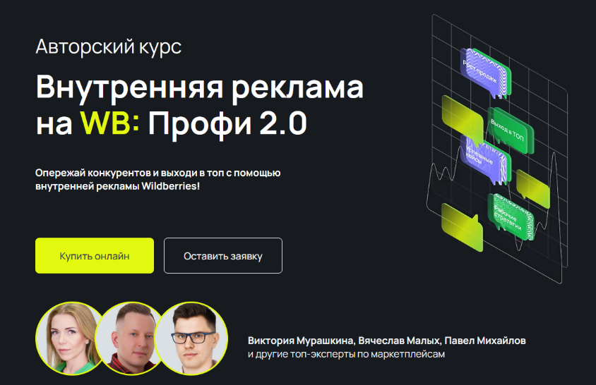 [В. Мурашкина, В. Малых, П. Михайлов] Внутренняя реклама на Wildberries: Профи 2.0. (2024)