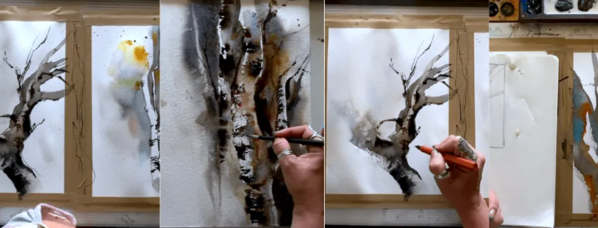 [lectoroom] Красота деревьев. Акварель и графические материалы (2024)