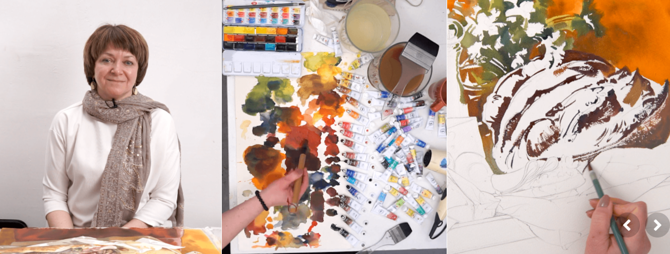 [lectoroom] Завтрак с хлебом и сыром. Рисуем натюрморт акварелью (2024)