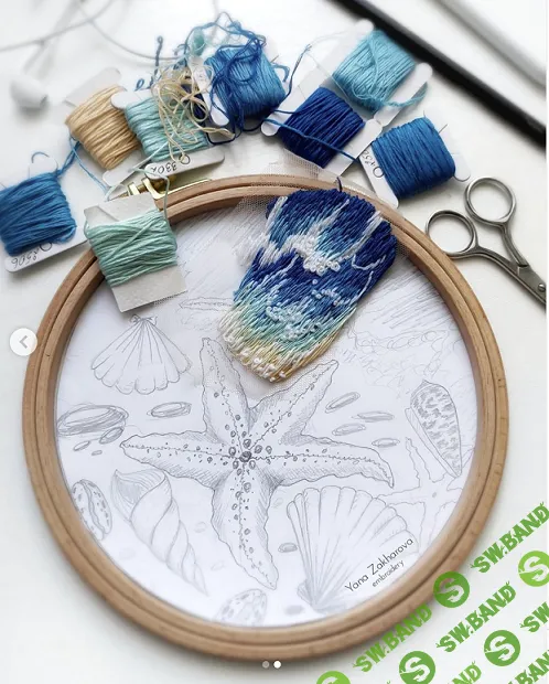 [Яна Захарова] Современная вышивка на фатине (2024)