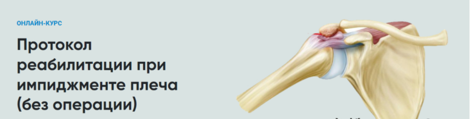 [Rehab Science] [Андрей Богатырев] Протокол реабилитации при импиджменте плеча (без операции) (2022)