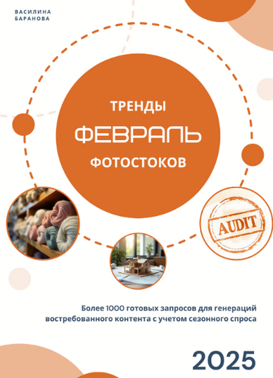 Василина Баранова - Тренды фотостоков + Книга низкочастотных запросов Свадьба. Февраль (2025)