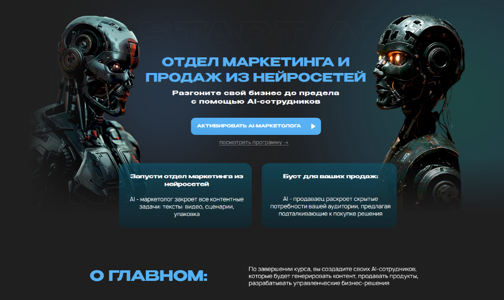 SUPER VIP [Руслан Гамзатов] Отдел маркетинга и продаж на нейросетях. Тариф Старт+ (2024)