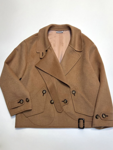 SUPER VIP [Katerina Kovalevska] [Шитье] Куртка из двуслойной пальтовки с частичной подкладкой (2024)