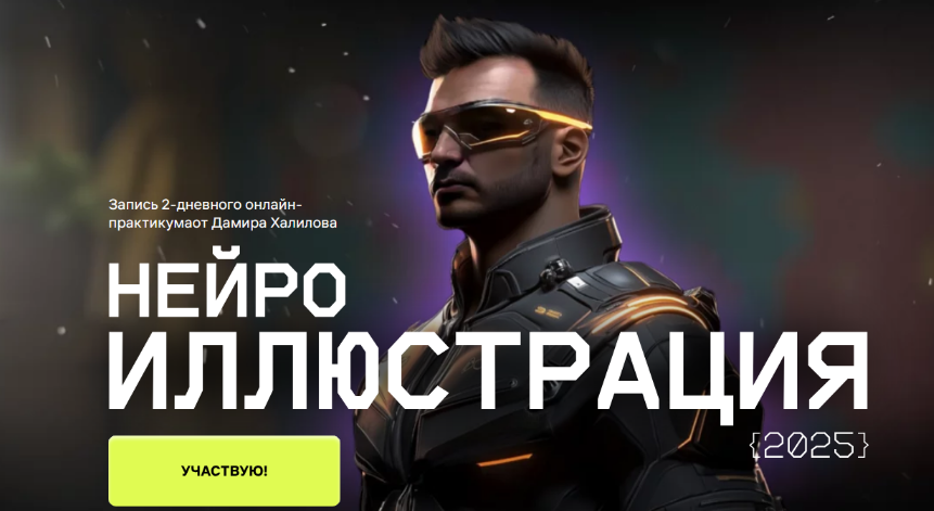 [Дамир Халилов] Нейроиллюстрация 2025. Тариф ВИП (2024)