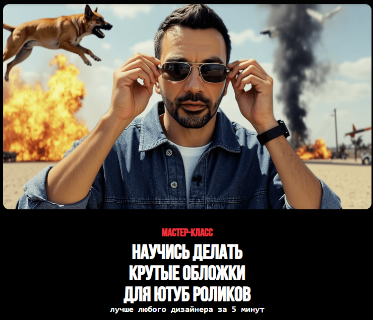 [Виктор Гаврилов] Научись делать крутые обложки для Ютуб роликов (2025)