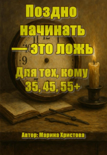 [Марина Христова] Поздно начинать – это ложь. Для тех, кому 35, 45, 55+ (2025)