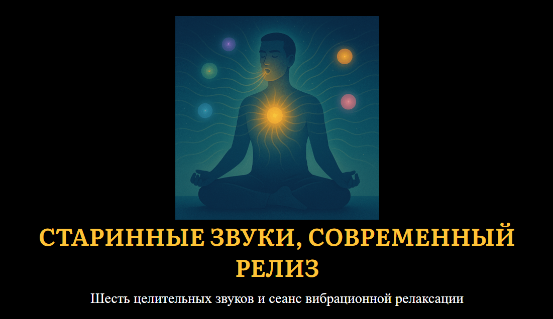 [Джесси Ли] Древние звуки, современный релиз. Шесть целительных звуков ТКМ и вибрационная сессия