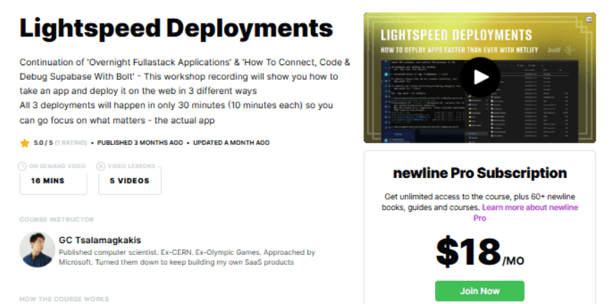 [newline] Молниеносные деплои